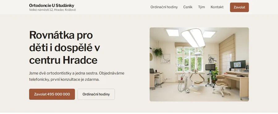 Náhled — Ortodoncie U Studánky